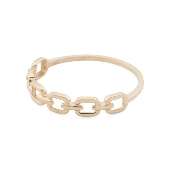 AURORA ITALO Gold 14kt Gold Buckle Ring - Picture 1 of 2